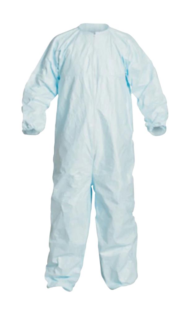 Coverall, Zipper Front, Elastic Wrist And Ankle, Stormflap, Small, Sterile, 25/CS