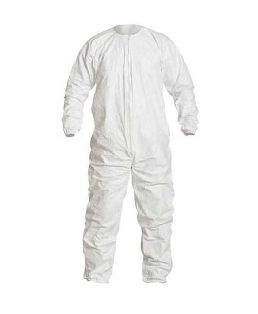 Coverall, Zipper Front, Elastic Wrist And Ankle, Sterile, Medium, 25/CS