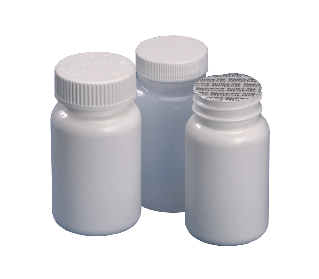 TampAlerT 60ml polyethylene Natural Vials 1,000/case