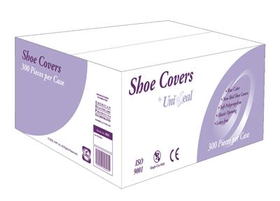 Blue Polypropylene Shoe Cover, Skid Resistant, Non Conductive, Elastic Covering, Latex Free 300/CS