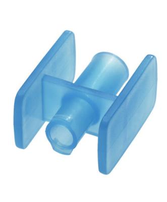 Rapidfill Connector Blue, Polypropylene, Luer Lock to Luer Slip 50/case