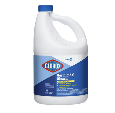 Clorox Germicide Bleach, 121 oz. , 3 Bottles/Case