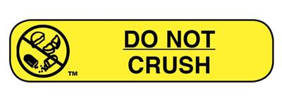 Do Not Crush Label 1-9/16" x 3/8" 1000/pk