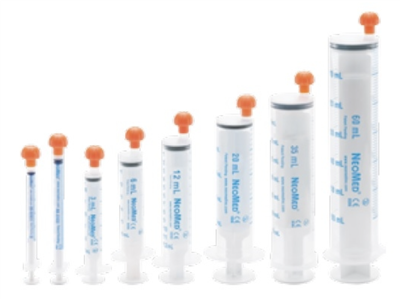12ml Bulk Packaged Clear Oral Dispenser w/ Blue Gradient Markings (Tip Cap Included) 500/case 20/EA