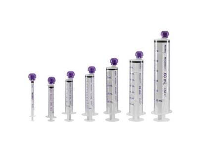 NeoConnect 0.5ml Pharmacy Syringe (Clear Barrel with Purple Markings) 