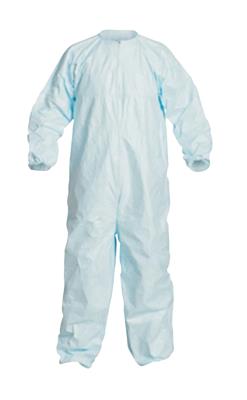 Dupont, Tyvek, Micro-Clean 2-1-2 Coverall, Sterile, Size Small, Zipper Front, Elastic Wrist And Ank