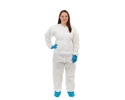 GammaGuard® CE, Sterile Coverall, Tunnelized Elastic Wrist & Ankle, Serged Seam, S, 25/CS