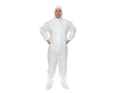GammaGuard® CE, Sterile Coverall, with Attached Hood & Boot, Tunnelized Elastic Wrists, 3XL, 25/CS