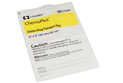 ChemoPlus Chemotherapy Drug Transport Bag, 13 x 19', 4MIL, 250/CS