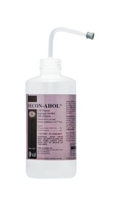 DECON-AHOL WFI 70%, Squeeze Bottle, 16oz, 12/CS
