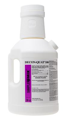 DECON-QUAT SimpleMix 2:128 Dilution, 1 Gallon, Sterile, 4/CS