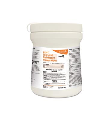 Surface Disinfectant Cleaner Avert™ Premoistened Wipe 160 Count NonSterile Canister Disposable Chlor
