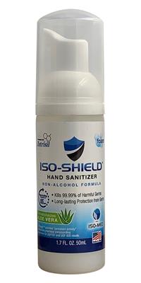 ISO-SHIELD 50ml Hand Sanitizer bottles 100/case 1/each