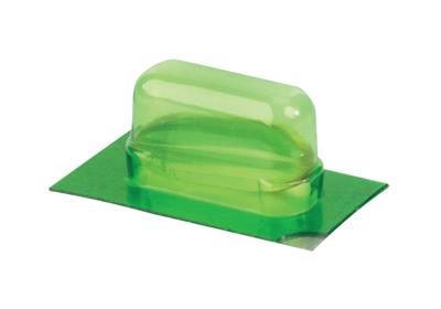 25 Dose Medi-Cup Blister - Deep Oval - Green (2,500 Doses) 1/Case 