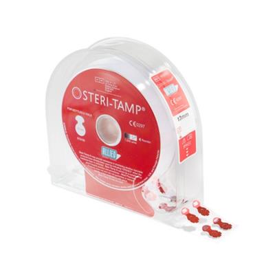 Steri-Tamp 13mm Vial Seals Red 1,000 seals/roll