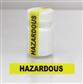  Hazardous Tamper Tape, Yellow, 50'L x 1/2"H, 1/EA	