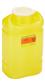 Chemotherapy Sharps Container 2-Piece 14H X 7.5W X 10.5D Inch 5 Gallon Yellow Base Snap-On Lid