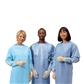Poly-Coated Polypropylene Knit Cuff Isolation Gown, Blue, Universal, 100/CS
