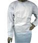 ISO GOWN, WHITE MP CTD, T-STRAP, EW, MED 30/case