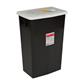 RCRA Hazardous Waste Container, Slide Lid, Black, 8 Gallon, 1/EA, 10/CS