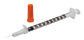Monoject™ Magellan™ Insulin Safety Syringe with Permanent Needle, 1ML, 30GA x 0.3125IN, 500/CS