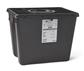 RCRA Hazardous Waste Container with Port Lid, Black, 8 gal., 1/EA 9/CS